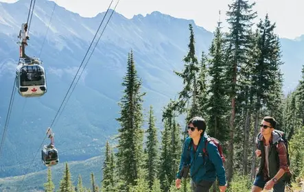 Góndola de Banff: entrada