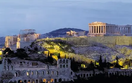 Atenas à noite