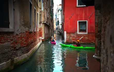 Experiencia en kayak en Venecia