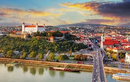 Bratislava de Viena de ônibus